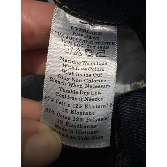 Everlane slim bootcut jeans size 25 - Picture 6 of 7